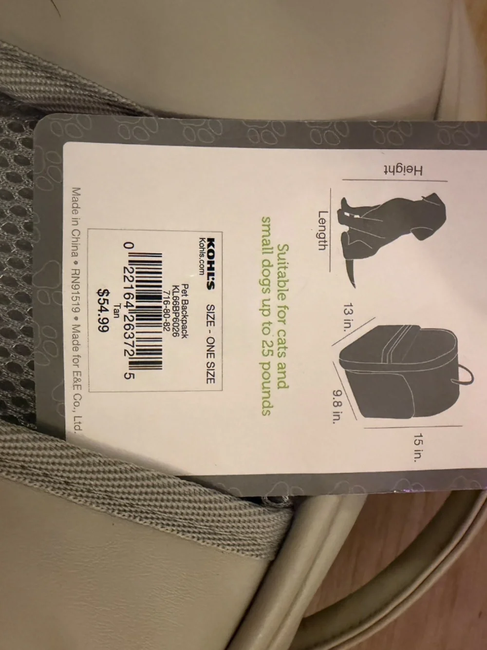 NEW Friends Forever Pet Carrier Backpack | Dog & Cat Travel Backpack | Up to 2